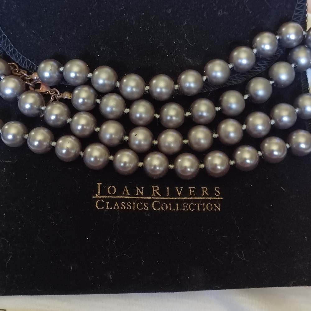 Long Joan Rivers Pearls Necklace - Picture 2 of 5